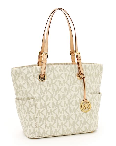 michael kors jet set signature print tote bag|jet set travel mk.